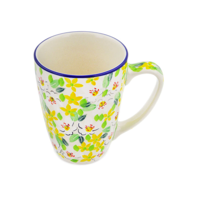 Grande tasse en grès 12 oz - Anemones At Dawn