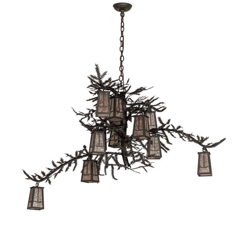 52" Wide Valley View 12 Light Chandelier