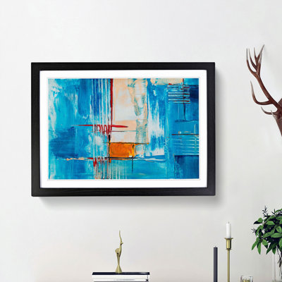 Abstract Art Painting Vol.427 by S.Johnson - Framed Print