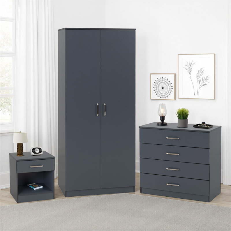 Sumrah Piece Bedroom Set, Grey