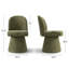 Chaise de coiffeuse rembourrée pivotante à 360°-896382143