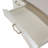London Place Vanity Desk with Marble Top  - Creamy Pearl