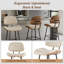 Tabouret de comptoir rembourré en similicuir de 38,9 po de hauteur avec structure en métal-2081816213