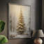 «Christmas Holiday Art», reproduction encadrée en bois massif-722225416