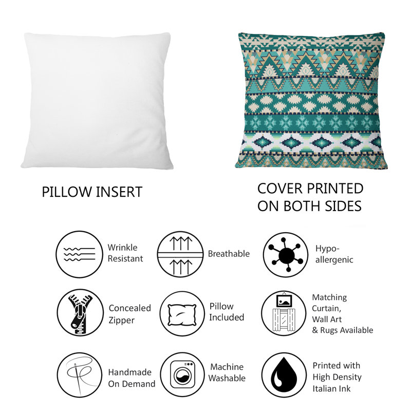 Coussin Aztec Geometrics - Modern Printed