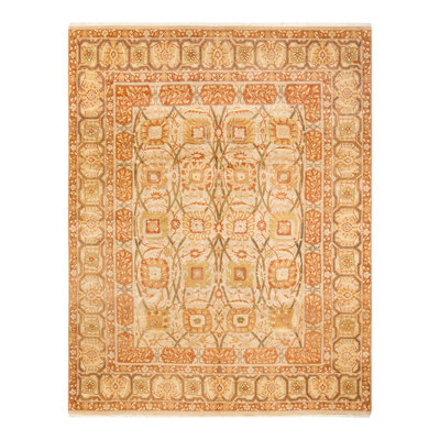 Reona One-of-a-Kind 7' 10" X 10' 2" 2000s Wool Area Rug in Ivory