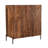 Acres 39" Bar Cabinet in Carved Brownstone