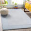 Tapis gris / turquoise en laine tissé à la main Dolma-22223253
