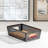 Perforated Metal Storage Bin with Handles for Kitchen and Pantry - Set of 2-110704841