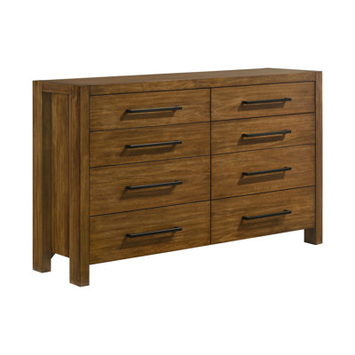Commode transitionnelle l 61,65 po, brun chaud