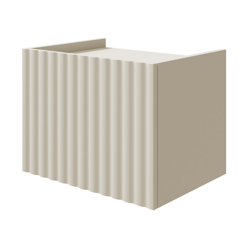 Taelen Wall-Mounted Bedside Table 48 cm Cashmere
