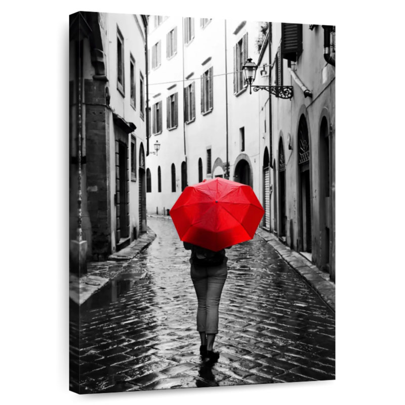 Dame au parasol, H 48 po x l 32 po