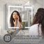 Armoire à miroir en plastique 30 "à DEL H Smart Lighting-130201681