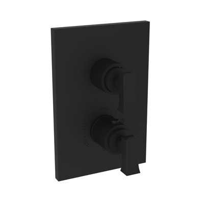 Joffrey 1/2" Square Thermostatic Trim Plate With Handle