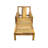 U_Style  Acacia Wood Adjustable Backrest Outdoor Lounge Chair, Suitable For Gardens, Terraces, And Poolside Areas-923949305