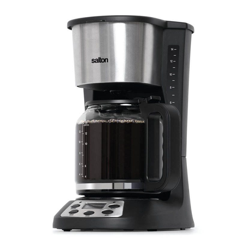 Cafetière Salbo Java de 14 tasses Salton, Noir