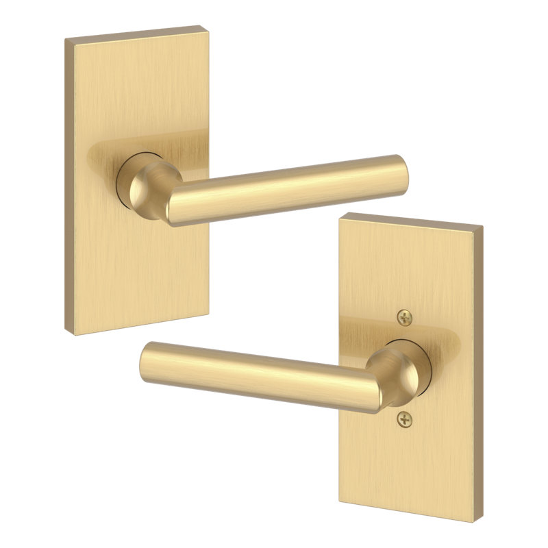 Tube Lever Door Lever, Polished Chrome