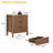 27.56" Tall 3-Drawer Nightstand (set Of 2)-628540947