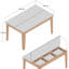 Ferro Beech Dining Table-105634080-105634083