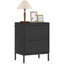 HOMCOM Chest of Drawers with 2 Fabric Drawers, Aluminium Handles, Black-747169999