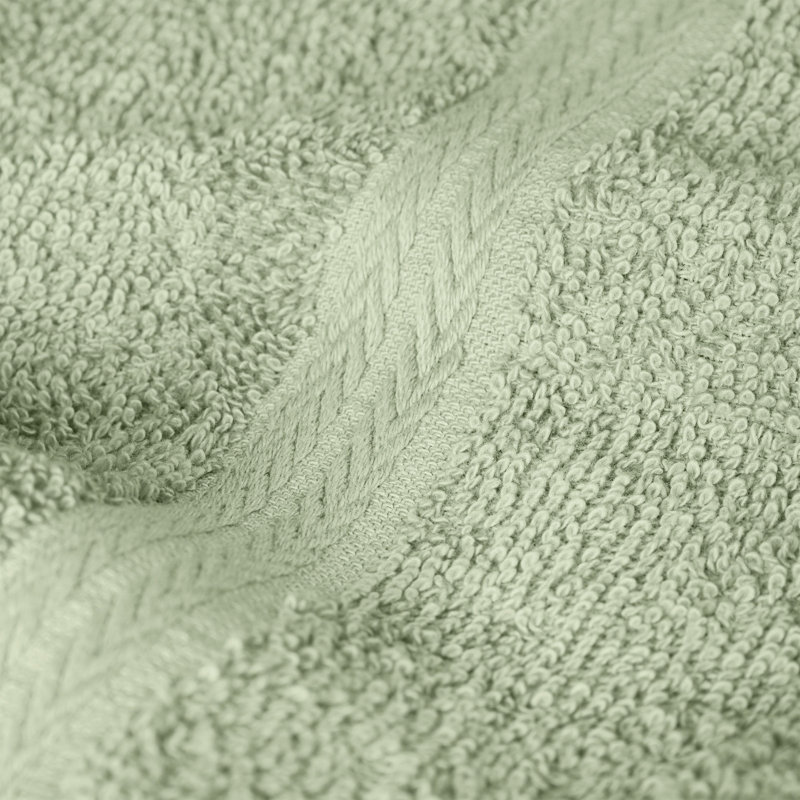 Ensemble de serviettes 6 pièces 100% coton 100% coton, Sauge