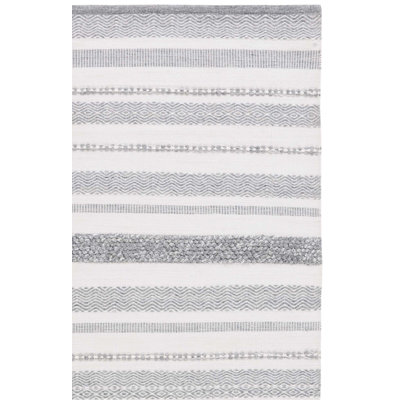 Maariya Hand Woven Pet Striped Rug