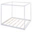 Canopy Platm Bed With Support Legs,-1773099146