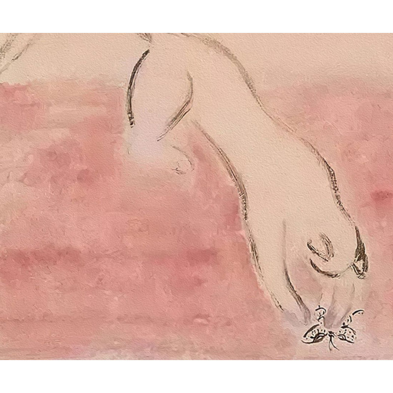 Peinture à l'huile sur toile avec cadre en bois massif, H 25,59 po x l 21,65 po