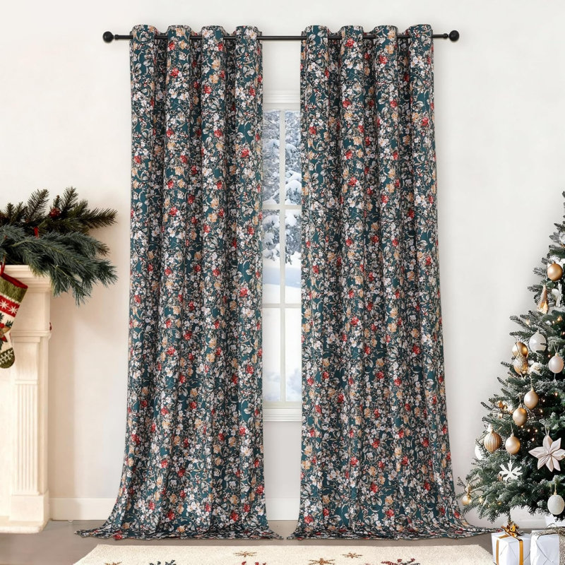 Velvet Blackout Curtain Panel Pair