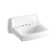 Greenwich Vitreous China Rectangular Wall Mount Bathroom Sink with Overflow