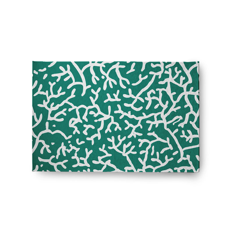 Martyna Chenille Abstract Indoor Rug, Rectangle 2' x 3'