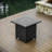 Shubhada Propane Outdoor Fire Pit Table with Lid-53644361