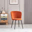 Villafane Modern Upholstered Round Seat Dining Chairs-907015803