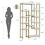 Arge Corner Shelf Unit,180cm Shelving Unit Bookshelf  for Study Room/Living Room
