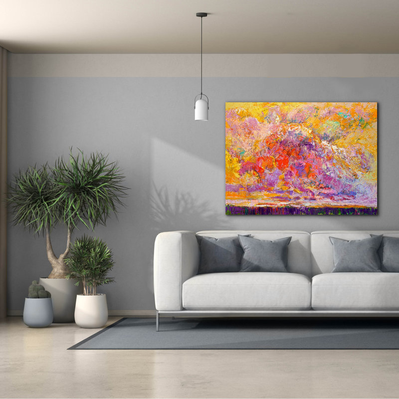  «Splendid» par Dorothy Fagan, art mural sur toile, 54 po x 40 po