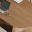 Table ovale en bois massif pour le bureau, table longue-494343050