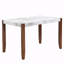 Table de cuisine rectangulaire pour salle à manger