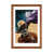 Cadre d'angle ouvert en bois classique