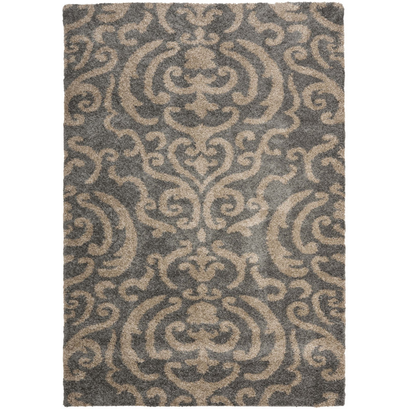 Ellyona Shag Performance Floral Rug, Rectangle 3'3" x 5'3"