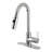 Kingston Brass Continental Single-Handle Pull-Down Kitchen Faucet-29272802