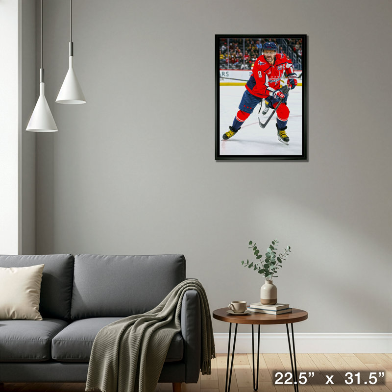 Alexander Ovechkin, toile encadrée 20 x 29, Washington Capitals