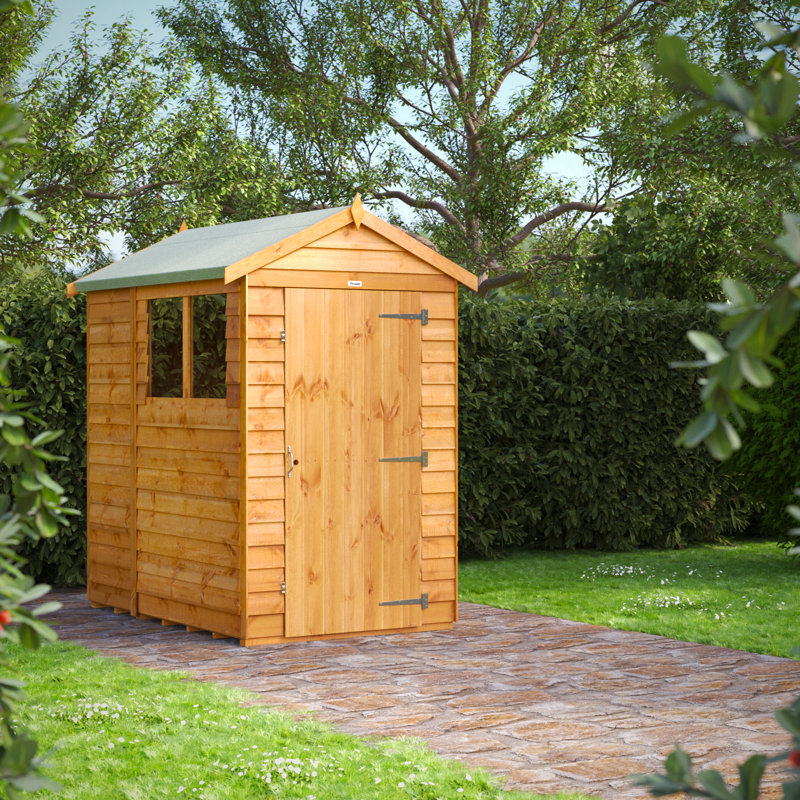 Powersheds Timber Overlap Apex Garden Shed