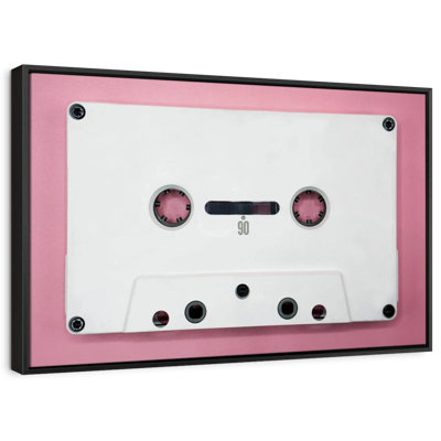 «White Cassette Tape», reproduction sur toile