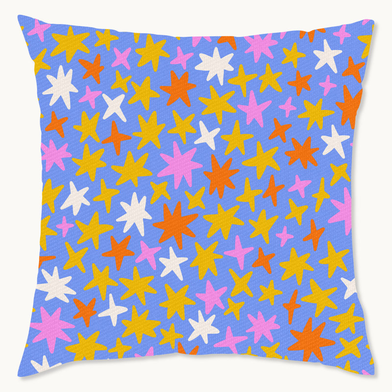 Coussin décoratif géométrique intérieur / extérieur en polyester