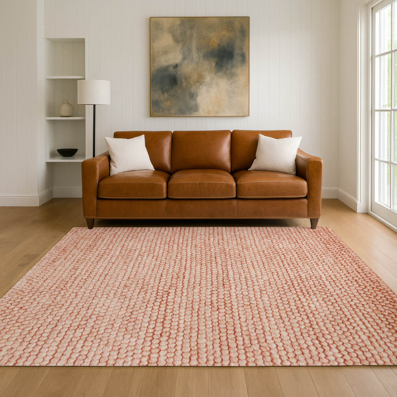 Tapis intérieur / extérieur lavable à la machine Chantille ACN2719, Paprika, 8 pi x 10 pi