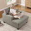 Chaise longue rembourrée en tissu 39,76 po-1990492640