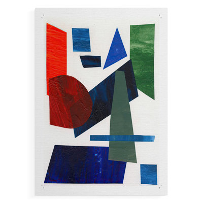 Colorful Shapes III - Impression sur toile seulement - NON-CADRE