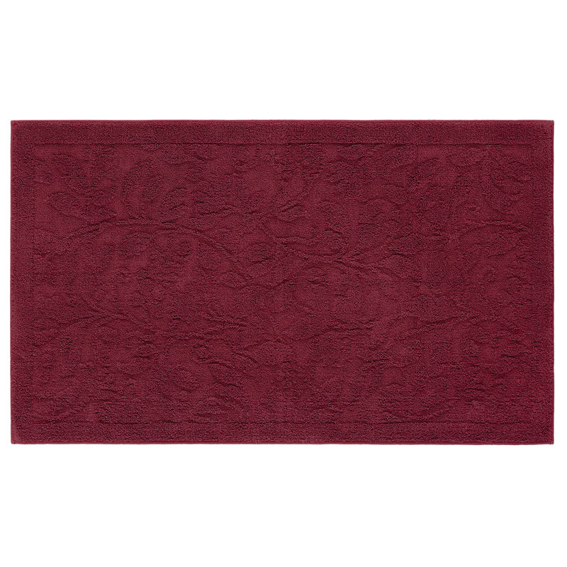 Tapis pour salle de bain Berger, Rectangle H 36 po x l 60 po x P 0,47 po, Cabernet