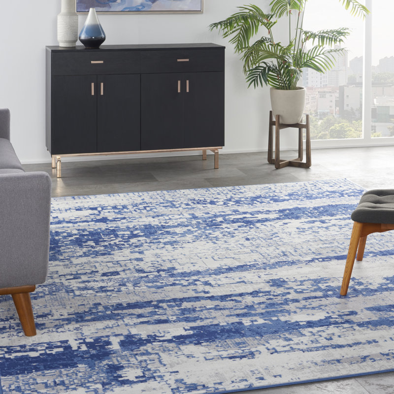 Abstract Indoor Rug, Rectangle 8' x 10'