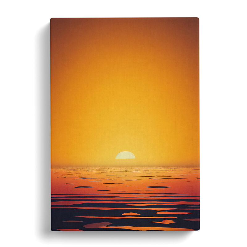 CAN-V0523-2244X Serene Japanese Sunset Vol.1 - Wrapped Canvas Print, 50cm H x 35cm W x 3cm D